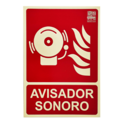 A0001615 - Cartel Fotoluminiscente Sirena de Incendio Clase A