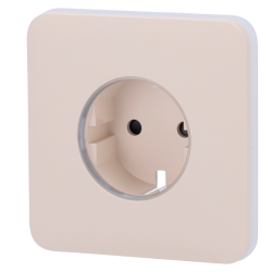 AJ-SOLOCOVER-SMART-IVO - Tapa frontal para enchufe inteligente tipo F Compatible con AJ-OUTLETCORE-SMART