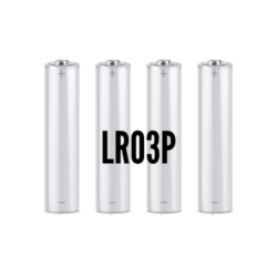 LR03P - Pila LR03 1.5 V Alcalinas AAA Pack de 4