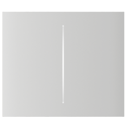 AJ-CENTERBUTTON-2G-W-VERT - Panel táctil para interruptor doble vertical Compatible con AJ-LIGHTCORE-2G-VERT