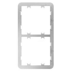 AJ-FRAME-2-VERT - Marco vertical para dos interruptores Compatible con 2 x AJ-SIDEBUTTON-...-Vertical