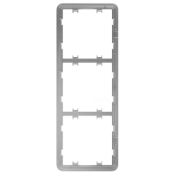 AJ-FRAME-3-VERT - Marco vertical para tres interruptores Compatible con 2 x AJ-SIDEBUTTON-...-Vertical