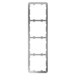 AJ-FRAME-4-VERT - Marco vertical para cuatro interruptores Compatible con 2 x AJ-SIDEBUTTON-...-Vertical