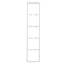AJ-FRAME-5-VERT - Marco vertical para cinco interruptores Compatible con 2 x AJ-SIDEBUTTON-...-Vertical