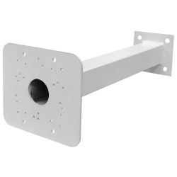 BACULO-BRAZO-BULLET-350-BLANCO - Soporte de 350mm para instalación de camara bullet en báculo de 3.5 o 4.5m de color blanco