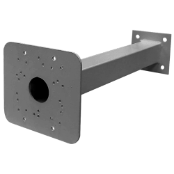 BACULO-BRAZO-BULLET-350-GRIS - Soporte de 350mm para instalación de camara bullet en báculo de 3.5 o 4.5m de color gris