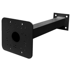 BACULO-BRAZO-BULLET-350-NEGRO - Soporte de 350mm para instalación de camara bullet en báculo de 3.5 o 4.5m de color negro