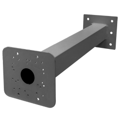 BACULO-BRAZO-BULLET-500-GRIS - Soporte de 500mm para instalación de camara bullet en báculo de 6m de color gris