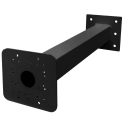 BACULO-BRAZO-BULLET-500-NEGRO - Soporte de 500mm para instalación de camara bullet en báculo de 6m de color negro