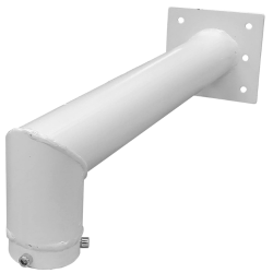 BACULO-BRAZO-PTZ-500-BLANCO -  Soporte de 500mm para instalación de camara speed dome en báculo de 6m de color blanco