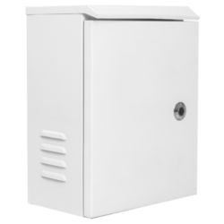BACULO-CAJA-SH-25-BLANCO -   INTEGRATION CABINET. Caja de acero 600x400x300 para báculo de 6m o pared. Color blanco