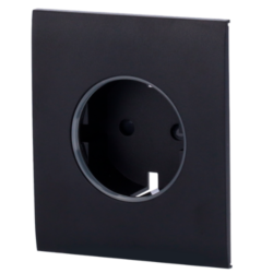 AJ-CENTERCOVER-B - Tapa central para enchufe básico tipo F Compatible con AJ-OUTLETCORE-BASIC