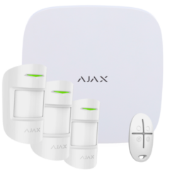 AJ-KITHUB3 - KIT Alarma AJAX (1 PANEL/GPRS/IP + 3 PIR + 1 MANDO) BLANCO