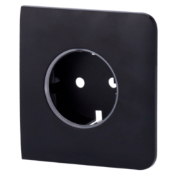 AJ-SIDECOVER-B - Tapa lateral para enchufe básico tipo F Compatible con AJ-OUTLETCORE-BASIC