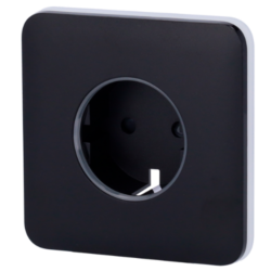 AJ-SOLOCOVER-B - Tapa para enchufe básico tipo F Compatible con AJ-OUTLETCORE-BASIC