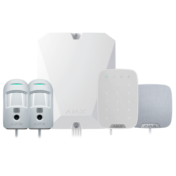 FIBRA-KIT3-PRO-2G-W - Kit de alarma profesional Certificado Grado 2 Comunicación Ethernet y dual SIM 2G