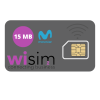 MOVISTAR15M - Tarjeta SIM Movistar 15MB. Cuota Mensual