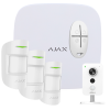 AJ-KITHUB2 - KIT Alarma AJAX (1 PANEL/GPRS/IP + 3 PIR + 1 MANDO + 1 CAMARA IP WIFI)
