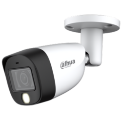 HAC-HFW1200CM-IL-A-0280B-S6 - Tubular HDCVI 4EN1 2M FULL COLOR dWDR Iluminación Dual LED20m/IR20m 2.8mm IP67 MIC
