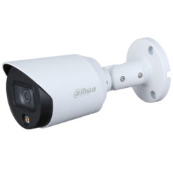 HAC-HFW1239T-LED - Tubular HDCVI 4EN1 2M 1080P FULL COLOR Starlight LED20m 3.6mm IP67