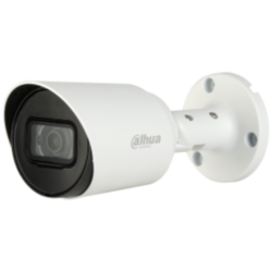 HAC-HFW1230T-A-POC - Cámara bullet 4 en 1. StarLight con Smart IR de 50 m para exterior. CMOS 1/2,8"" de 2MP. Óptica fija de 2,8 mm (106°). 0,005 lux. Incorpora micrófono. Sistema POC.