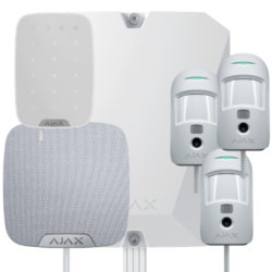 FIBRA-KIT-PRO-W3 - Kit Ajax Fibra blanco