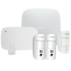 AJ-HUB2KIT-MP-PRO-KPD-W - KIT de alarma profesional Certificado Grado 2