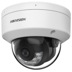 DS-2CE50DF3T-VPLSE - Cámara Domo 2MP POC 2.8mm ColorVu 24/7 Smart Hybrid Light IR y luz blanca 40m