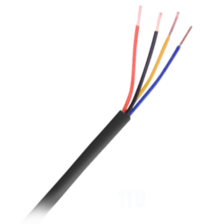 MC-CA4-100B-H - Bobina de cable de 4 conductores para Alarma. 100 metros