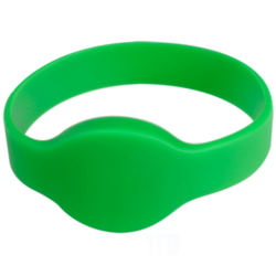 RFID-BAND-G - Pulsera de proximidad ID por radiofrecuencia RFID EM pasivo Frecuencia 125 KHz Color Verde
