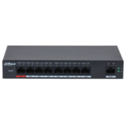 S4100-8GT1GT-96-C - Switch PoE 2.0 8 puertos Gigabit + 1RJ45 Uplink Gigabit 96W Manejable en Cloud Layer2