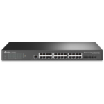 SG3428X - Switch administrado TP-Link JetStream™ con 24 puertos Gigabit L2 y 4 ranuras SFP 10GE, compatible con Omada.