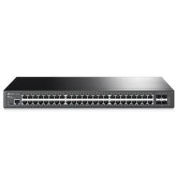 SG3452 - Switch administrado TP-Link JetStream™ con 48 puertos Gigabit L2 y 4 ranuras SFP, compatible con Omada SDN Controller.