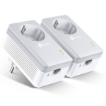 TL-PA4010P-KIT - KIT INICIAL DE ADAPTADORES POWERLINES TP-LINK CON ENCHUFE INCORPORADO 500Mbps
