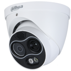 DHI-TPC-DF1241-TB3F4-DW-S2-M - Cámara Híbrida Térmica Radiométrica Eyeball IP 256×192 + 4MP con Smart Dual Light