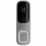 AJ-DOORBELL-GRE- Timbre inteligente Ajax 4 MP con IA, audio bidireccional, visión nocturna y carcasa gris IP54