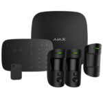 AJ-HUB2KIT4G-MP-PHOD-KPD-B - Kit de alarma profesional Certificado Grado 2 Comunicación Ethernet y dual SIM 4G/3G