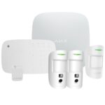 AJ-HUB2KIT4G-MP-PHOD-KPD-W - Kit de alarma profesional Certificado Grado 2 Comunicación Ethernet y dual SIM 4G/3G