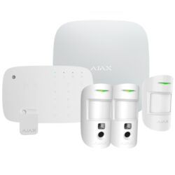 AJ-HUB2KIT4G-MP-PHOD-KPD-W - Kit de alarma profesional Certificado Grado 2 Comunicación Ethernet y dual SIM 4G/3G