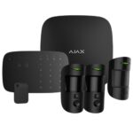 AJ-HUB2KIT4G-MP-PRO-KPD-B - Kit de alarma profesional Certificado Grado 2 Comunicación Ethernet y dual SIM 4G/3G