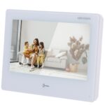 DS-KH9310-WTE1(B) - Monitor videoportero interior Android WiFi TFT 7" Blanco Audio bidireccional TCP/IP Montaje superficie 8CH Alarma Hikvision