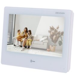 DS-KH9310-WTE1(B) - Monitor videoportero interior Android WiFi TFT 7" Blanco Audio bidireccional TCP/IP Montaje superficie 8CH Alarma Hikvision