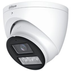 HAC-HDW1509T-LED-0280B-S3 - Cámara Turret HDCVI Full-Color 5 MP con iluminación LED blanca, audio y protección IP67