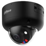 IPC-HDBW3449R1-ZAS-PV-S5-B - Cámara domo IP Dahua 4 MP con lente motorizada, luz dual activa, audio bidireccional, sirena, estroboscópica, y analítica inteligente WizSense