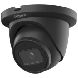 IPC-HDW5541TM-ASE-0280B-S3-B - Cámara Turret tipo eyeball IP de 5 MP (WizMind), con infrarrojos de 50 m, IA avanzada, micrófono, alarma y protección IP67