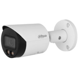 IPC-HFW2249S-S-LED-0360B - Cámara bullet IP de 4 MP (WizSense) con IR 30 m, micrófono y protección IP67