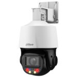 SD3E410DB-GNY-A-PV1 - Cámara PTZ IP “Three-in-One” TiOC WizSense de 4 MP, zoom 10×, con luz dual, sirena y analítica AI
