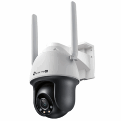 VIGI C540-4G(4MM) - Cámara IP Pan‑Tilt 4 MP para exterior, con visión en color 24 h y conectividad 4G