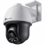 VIGI C540(4MM) - Cámara IP tipo Pan‑Tilt de 4 MP para exterior, con visión en color 24 h y análisis inteligente