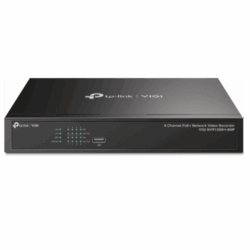 VIGI NVR1008H-8MP - Grabador de vídeo en red (NVR) de 8 canales con soporte para cámaras de hasta 8 MP